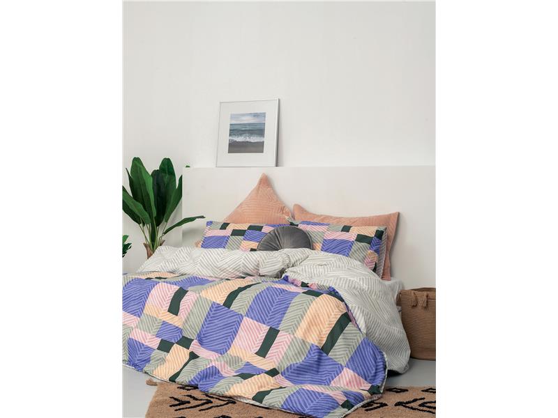 Παπλωματοθήκη Σετ Palamaiki FL6163 βαμβακερή         