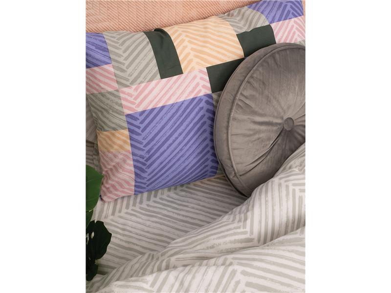 Παπλωματοθήκη Σετ Palamaiki FL6163 βαμβακερή         