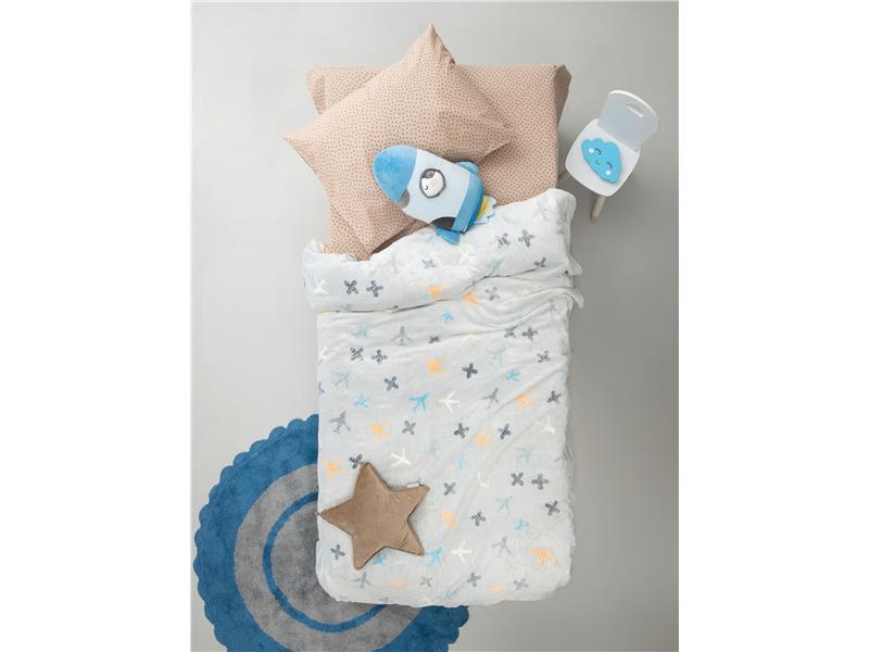 Κουβέρτα Fleece Φωσφοριζέ Palamaiki Luminous Planes