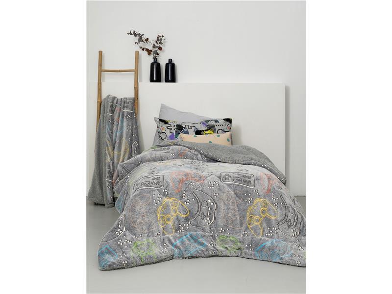 Κουβερτοπαπλωμα Ημιδιπλο Luminous Collection 160x220 Controller Palamaiki  