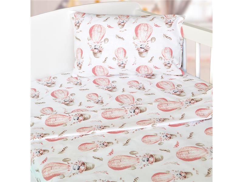 LINO ΣΕΤ ΣΕΝΤΟΝΙΑ FLY RABIT PINK 120Χ170