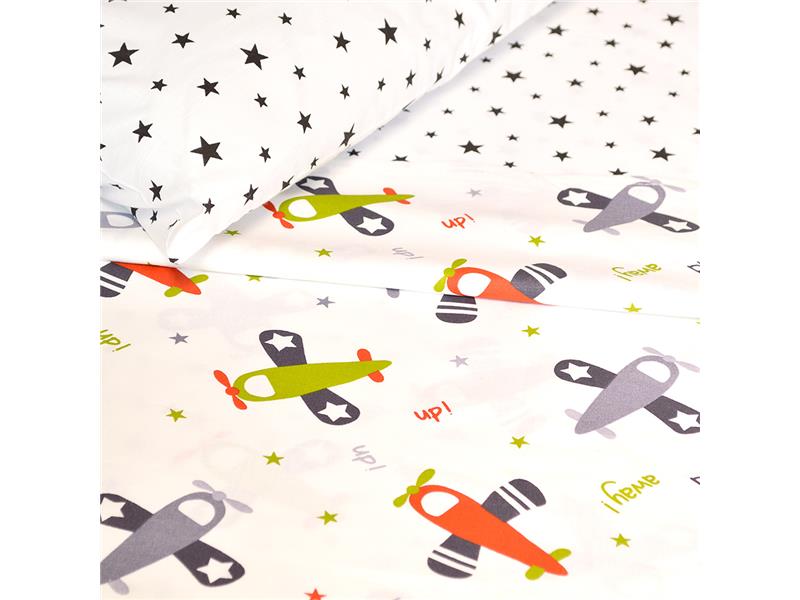 LINO ΣΕΤ ΣΕΝΤΟΝΙΑ AVION STAR DGREY 120Χ170