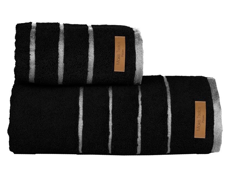 Σετ πετσέτες Makis Tselios Prive Jet Black