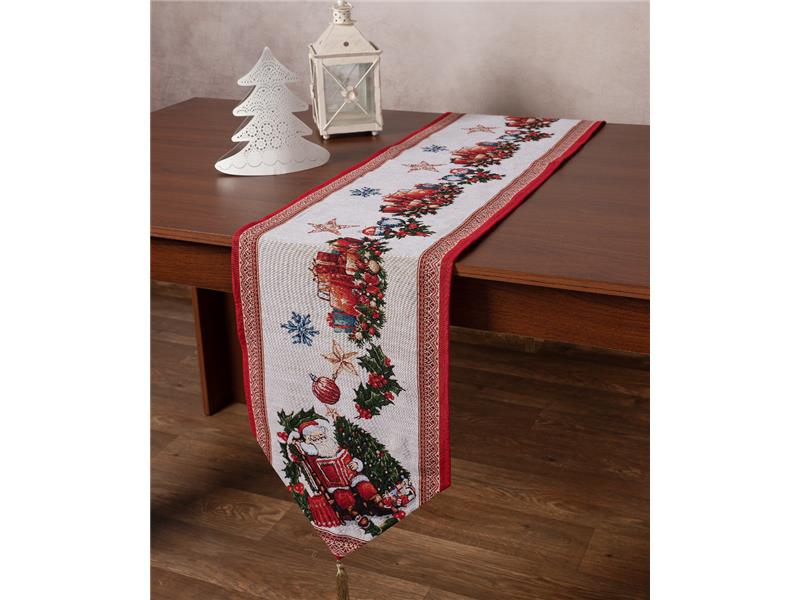 Χριστουγεννιάτικη τραβέρσα στόφα W356 (35cm x 175cm)