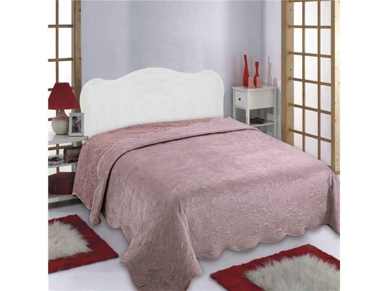 Κουβέρτα βελούδο με sherpa NX2211 (220cm x 240cm) syklamen