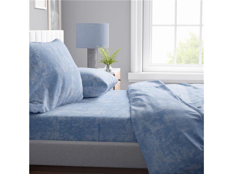 ΣΕΝΤΟΝΙ 1 τεμ Shadow 14 220X240 Sky Blue Cott/Pol 70/30