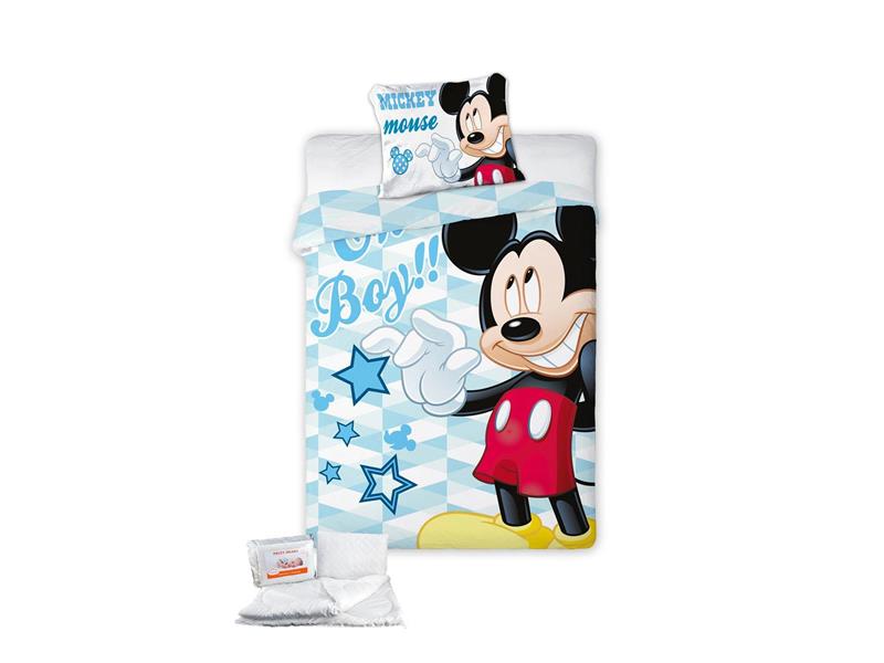 ΠΑΠΛΩΜΑΤΟΘΗΚΗ & ΠΑΠΛΩΜΑ ΣΕΤ 4 τεμ. Disney Mickey 582 100x135 Digital Print Cotton 100%