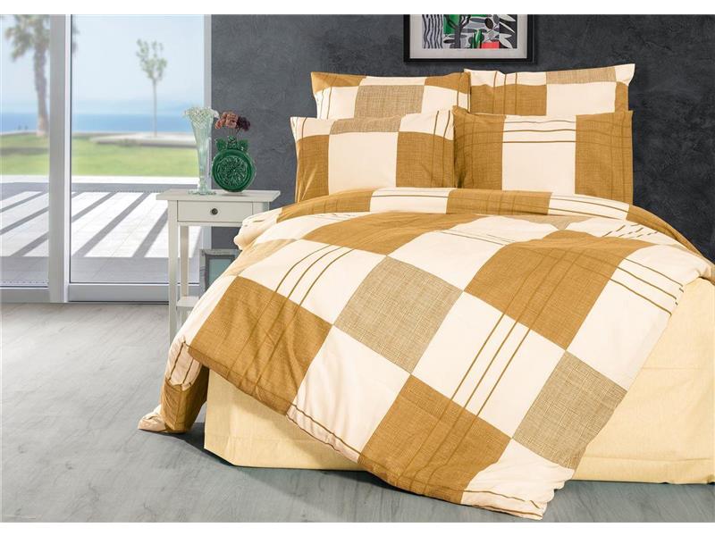ΠΑΠΛΩΜΑΤΟΘΗΚΗ ΕΜΠΡΙΜΕ Κίρκη 437 160Χ240 Golden Beige Cott/Pol 70/30