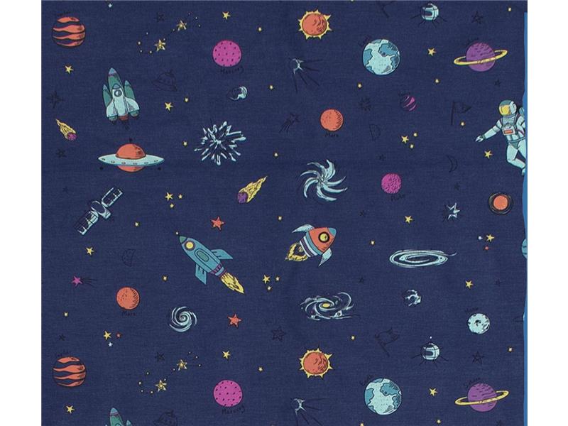 ΣΕΝΤΟΝΑΚΙ ΛΙΚΝΟΥ bebe Space 189 80Χ110 Blue Cotton 100%