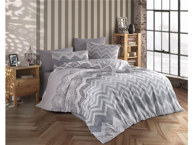 ΣΕΝΤΟΝΙΑ ΕΜΠΡΙΜΕ ΣΕΤ 4 τεμ Αθηνά 405 220Χ240 Grey Cott/Pol 70/30
