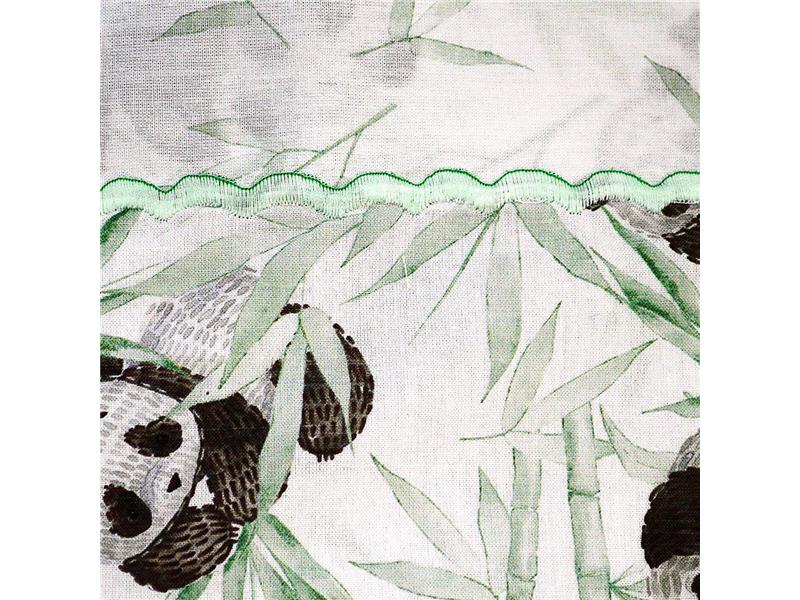 LINO ΣΕΤ ΣΕΝΤΟΝΙΑ PANDA BEAR 701 GREEN 120Χ170